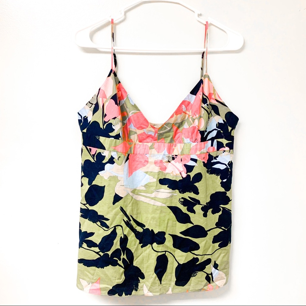BCBGMaxAzria Boho Floral Cami Tank Top‎